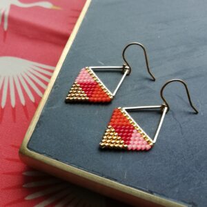Model Grønland / guld, pink, rød, orange